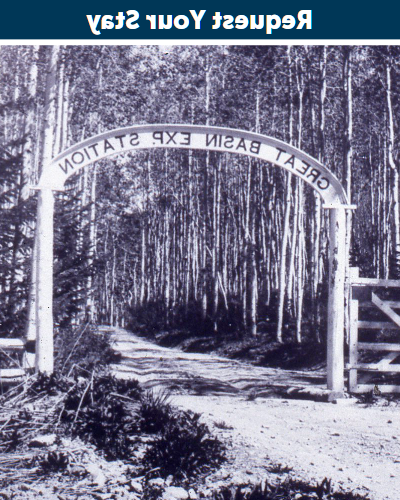 Historical Great Basin Experiment Station Arch over road